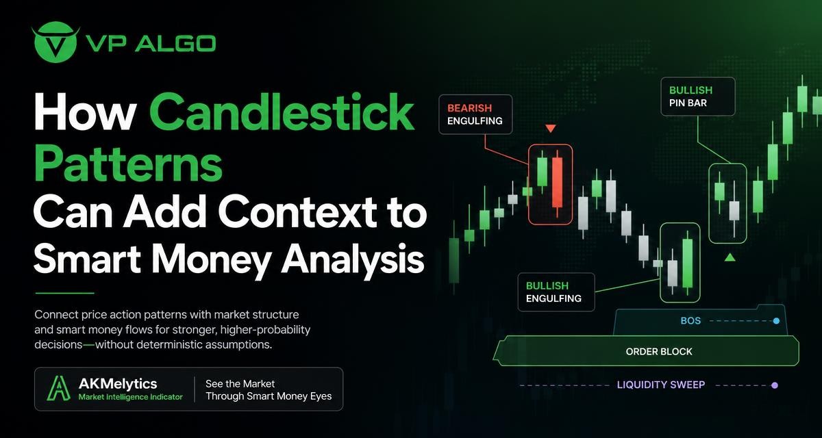 How Candlestick Patterns Can Add Context to Smart Money Analysis - VP ALGO TRADING