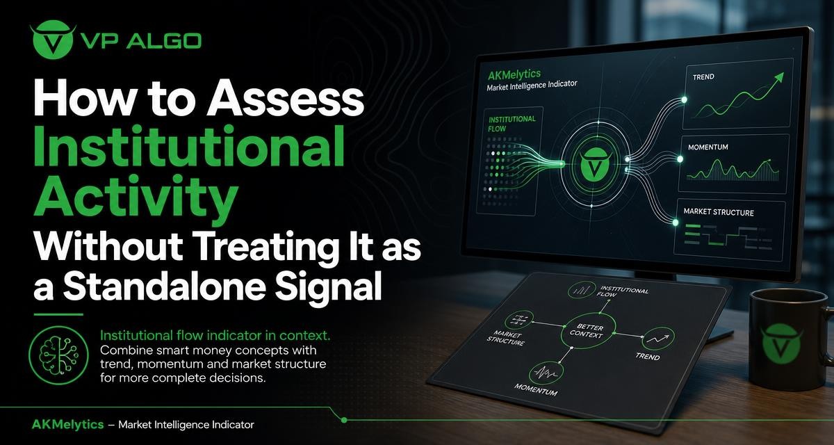 How to Assess Institutional Activity Without Treating It as a Standalone Signal - VP ALGO TRADING