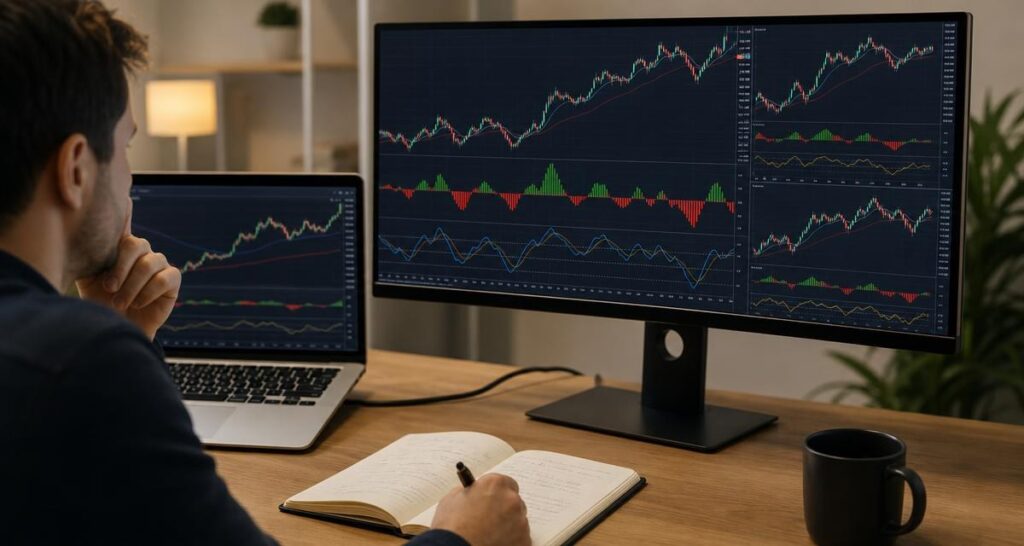 momentum indicator for TradingView - Using multiple timeframes without creating confusion