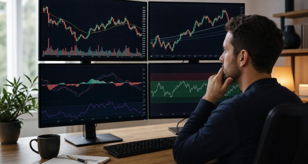 trading indicator - Look for disagreement between price and the indicator