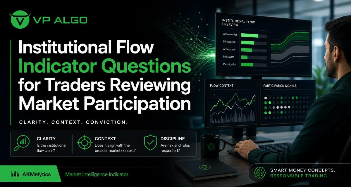 Institutional Flow Indicator Questions for Traders Reviewing Market Participation - VP ALGO TRADING