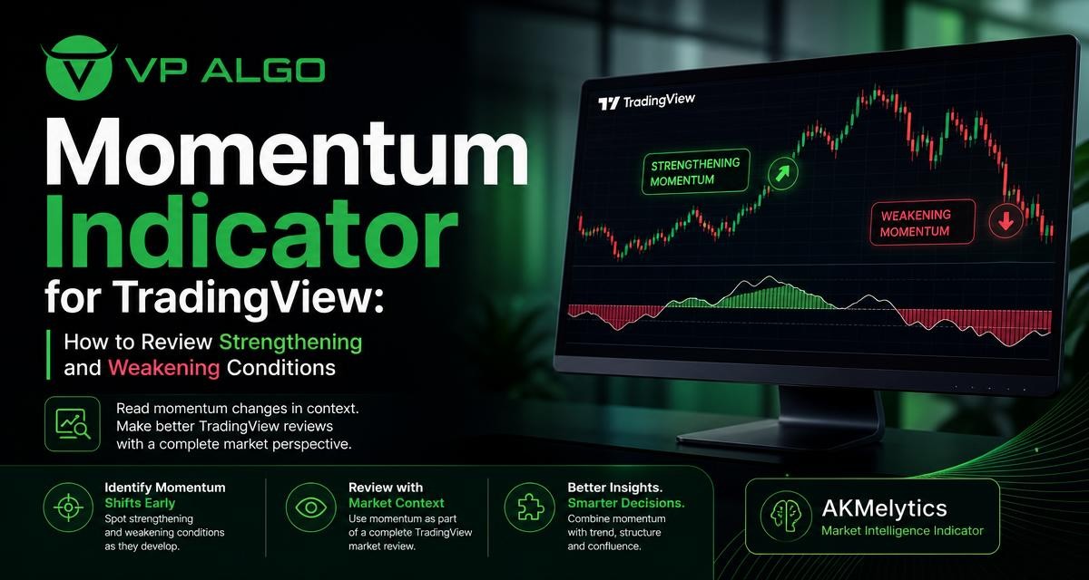 Momentum Indicator for TradingView: How to Review Strengthening and Weakening Conditions - VP ALGO TRADING