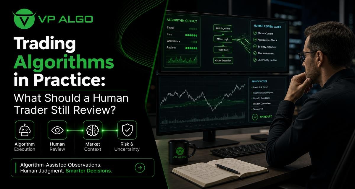 Trading Algorithms in Practice: What Should a Human Trader Still Review? - VP ALGO TRADING