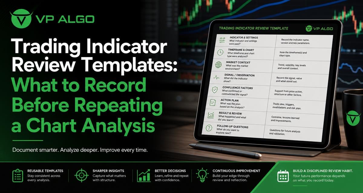 Trading Indicator Review Templates: What to Record Before Repeating a Chart Analysis - VP ALGO TRADING