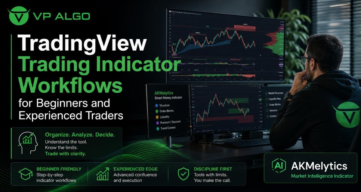 TradingView Trading Indicator Workflows for Beginners and Experienced Traders - VP ALGO TRADING
