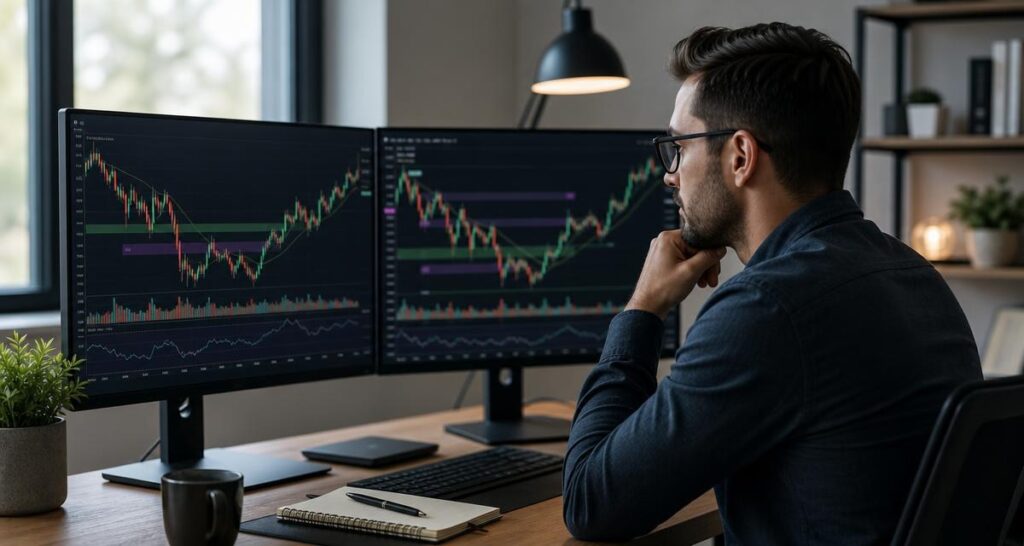 TradingView trading indicator - Using the AKMelytics Smart Money Indicator for structured review